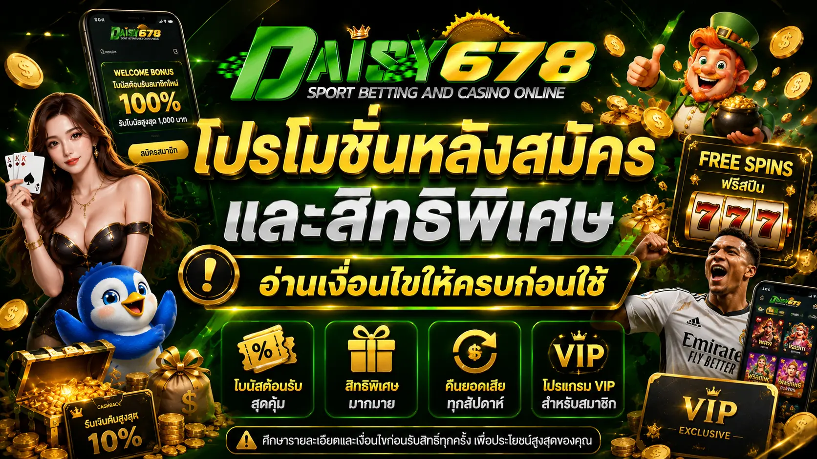 โปรโมชั่นหลังสมัครและสิทธิพิเศษ อ่านเงื่อนไขให้ครบก่อนใช้